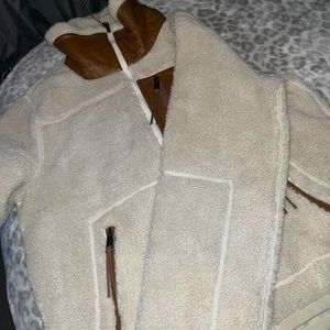 Brand New Polo Fuzzy Zipper jacket